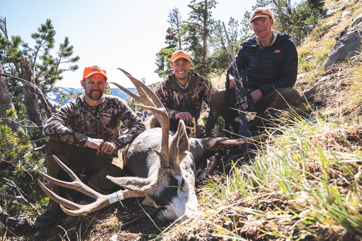 Steven Rinella and the meateater crew on a mule deer hunt in Cokeville, Wyoming.