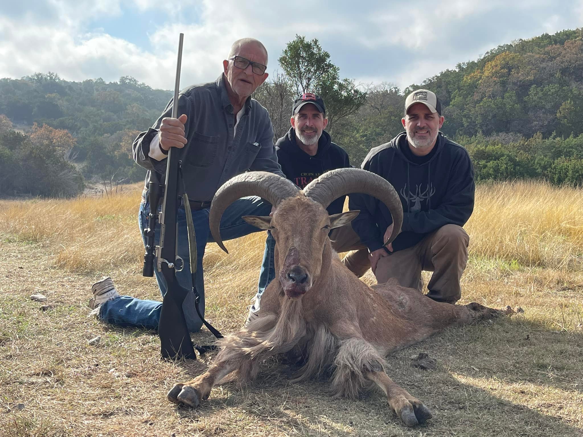 Aoudad hunt in Leakey, Texas