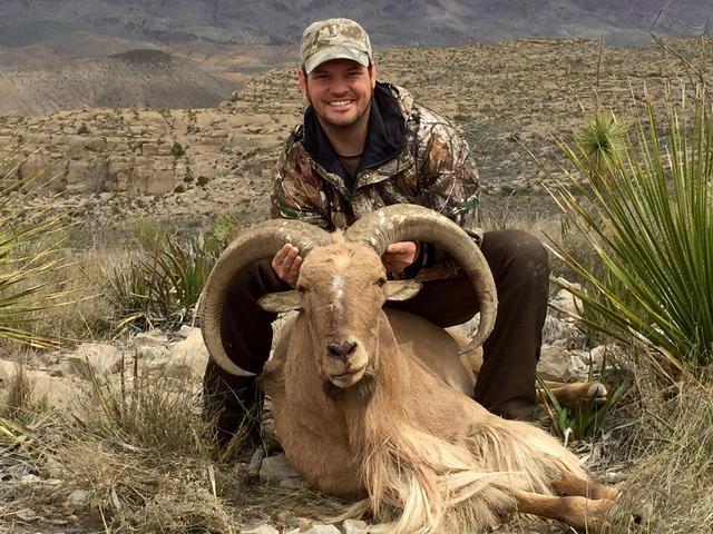 Free-range Aoudad hunt in Van Horn, Texas